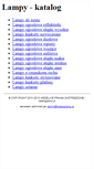 Mobile Screenshot of lampyogrodowe.kataloglamp.pl