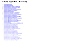Desktop Screenshot of egoluce.kataloglamp.pl
