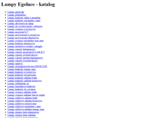 Tablet Screenshot of egoluce.kataloglamp.pl