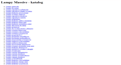 Desktop Screenshot of massive.kataloglamp.pl